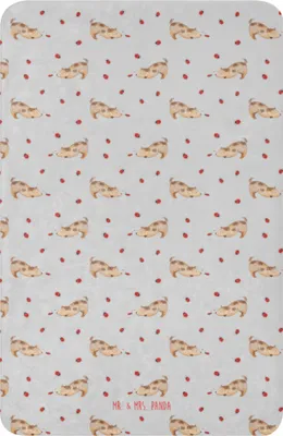 Produktbild von Mr. & Mrs. Panda Heimdecke Hund Marienkäfer 100 x 150 cm - Grau - Geschenk, Wohndecke, Sprüche, Plaid, Neugierig, Mischlinghund, Wärmedecke, Tagesdecke, Kuscheldecke