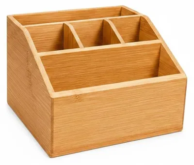 Productafbeelding van Bamboe Bureau-organizer met 5 Vakken