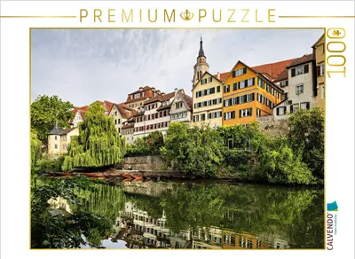 Produktbild von CALVENDO Puzzle Altstadt von Tübingen | 1000 Teile Lege-Größe 64x48cm Foto-Puzzle für glückliche Stunden