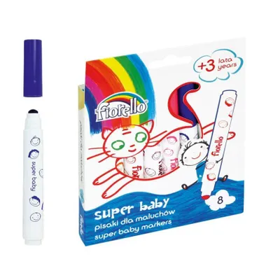 Obrázok produktu pre Super detské fixky 8 farieb FIORELLO