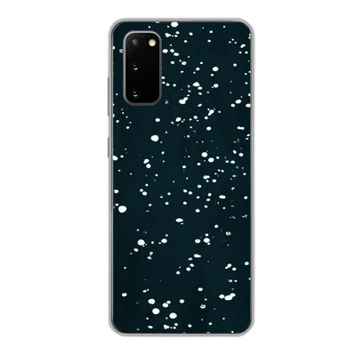 Produktbild von MuchoWow® Handyhülle Schutzhülle Hülle für Samsung Galaxy S20 Polka dots - Schwarz - Weiß Silikon Softcase Handy Hülle - Bild