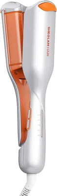 Produktbild von SHEGLAM Beach Babe Welleneisen 2 Barrel 19mm Lockenstab mit Smart Timer, 5 Temperaturen, Dual Voltage, Anti-Scald für Beach Waves & Mermaid Hair Plus!