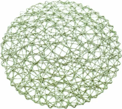Zdjęcie produktu dla 4-częściowa podkładka ø37 cm - nowoczesna pleciona podkładka pod talerz, idealna do dekoracji i ochrony Zielony