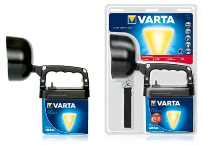 Productafbeelding van Varta 18660101421 Varta Taschenlampe Work Light BL40                  4LR25-2