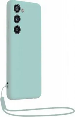 Produktbild von BigBen Connected, Silikonhülle für Samsung Galaxy S23+ mit Handschlaufe, Hellblau