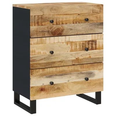 Produktbild von Sideboard 60x33x75 cm Massivholz Mango