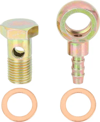 Produktbild von Hohlschraube Unterlegscheibe Kit Metall mit 14mm Durchm. für Motorradauto