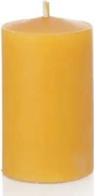 Produktbild von Stumpenkerzen 100% Bienenwachs 12 x 3,8 cm, 12 Stück