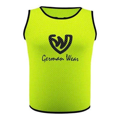 Produktbild von 10x Fußball Leibchen Trainingsleibchen Markierungshemd Fußballleibchen für Kinder Jugend und Erwachsene, Farbe:Gelb, Bibs:Senior (L)