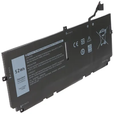 Produktbild von Akku passend für Dell XPS 13 9300, Li-Polymer, 7,6V, 6840mAh, 52Wh
