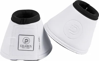 Produktbild von Eskadron Platinum Hufglocken, Sprungglocken " FAUX LEATHER " , 1 Paar Farbe - weiß Größe - M