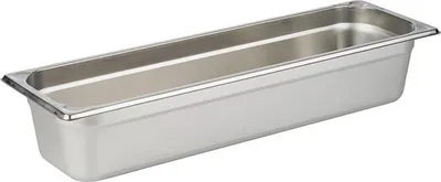 Produktbild von APS 81804 GN 2/4 Behälter, Edelstahl, 53 x 16,2 cm, Tiefe 100 mm, 5,6 Liter