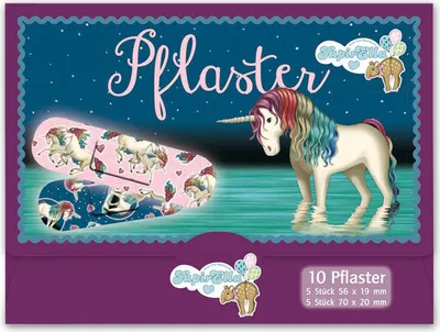Produktbild von Pflasterbriefchen Einhorn TapirElla