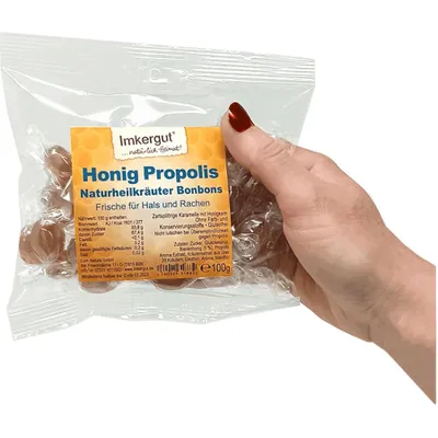 Produktbild von Medové propolisové bylinné bonbony 100g