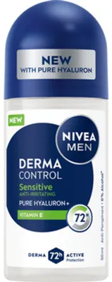 Obrázek produktu pro NIVEA Men Derma Control Sensitive Antitranspirant Roll-on 50 ml