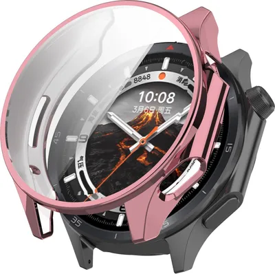Immagine prodotto di Per OnePlus Watch 3 placcato copertura completa TPU orologio caso rosa