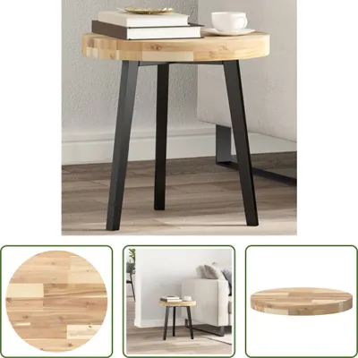 Obrázek produktu pro The Living Store Kulatá deska stolu Ø40x4 cm z masivního dřeva akácie