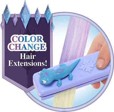 Obrázek produktu pro Panenka Velká hlava na česání a úpravu vlasů Deluxe Disney Princezna Elsa Frozen + doplňky