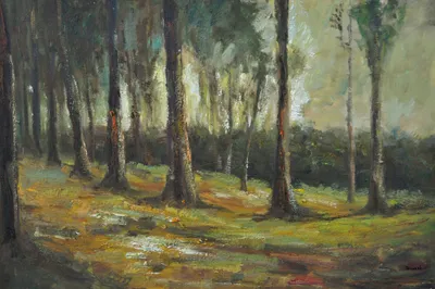 Obrázek produktu pro Vincent Van Gogh Kunstdruck Bild - Waldrand, 1882 (120 x 180 cm)