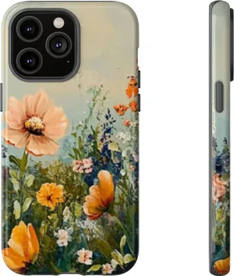 Produktbild von Blühende Wildblumenwiese – Hülle Kompatibel mit iPhone 14 Pro Max