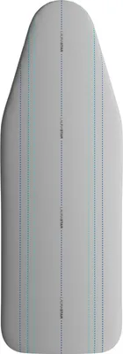 Produktbild von Laurastar Bügelbezug Universalcover Dunkel Grau, 131cm x 55cm, 100% Baumwolle, Faltmarkierungen, Klipp-System, Für alle Bügeltische