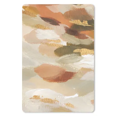 Produktbild von MuchoWow® Mauspad Mousepad Farbe - Gold - Rot 18x27 cm - Mousepads - Maus Mat - Pad - Mausunterlage