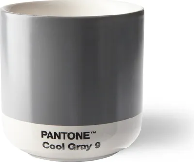 Image de Tasse thermos en porcelaine Cortado, sans anse, Cool Gray 9C