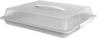 Zdjęcie produktu dla Rotho 17483, Pudełko, Prostokątny, Przezroczysty, Biały, 475 mm, 390 mm, 98 mm