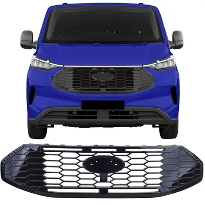 Immagine prodotto di Griglia anteriore nera lucida per Ford Transit Custom Tourneo Custom 2023