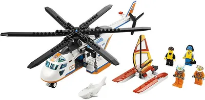 Produktbild von LEGO City Hubschrauber der Küstenwache, Junge/Mädchen, Mehrfarben