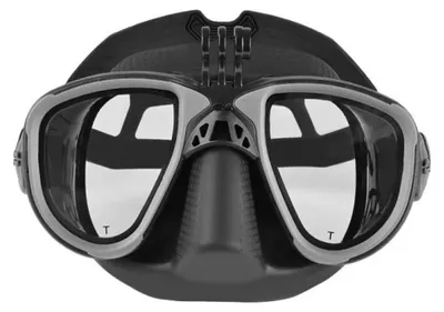 Image de Masque de plongée en apnée C4 Martian Cam, anti-buée, couleur noire, taille unique