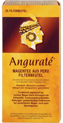 Zdjęcie produktu dla Herbata żołądkowa Anguraté z Peru, 25 szt. Worek filtrujący