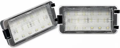 Produktbild von 2x LED Premium Kennzeichenbeleuchtung SMD für Seat Altea Arosa Cordoba 6K L Leon