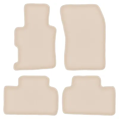 Produktbild von DURBAN Beige Velours-Fußmatten-Set für Honda Civic IX Limousine (2011-2016)