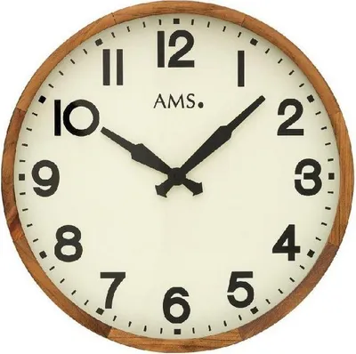 Obrázok produktu pre Nástenné hodiny klasické priemer puzdra 40 cm - model AMS: 9535