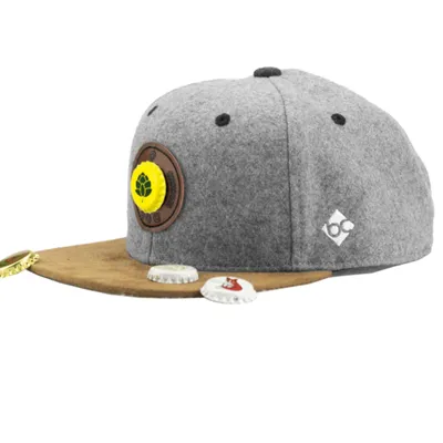 Produktbild von Bavarian Caps Uni Snapback , Bierkrönung - Dunkelgrau Braun