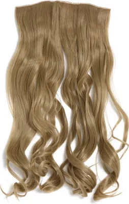 Produktbild von WIG ME UP Haarteil Extension breit 5 Clips wellig Aschblond YZF-3180-24