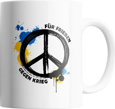 Produktbild von Ukraine - Für Frieden gegen Krieg, Tasse