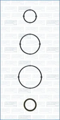 Produktbild von AJUSA Dichtungssatz Ölkühler 77019300 hinter dem Kühler für OPEL ZAFIRA TOURER C (P12)