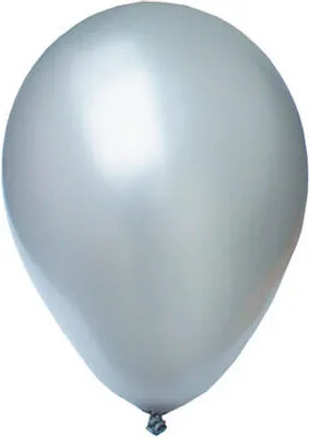 Produktbild von 100x Luftballons "Perlmutt" silber Ø30cm