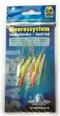 Produktbild von Behr Heringssystem Heringsvorfach mit Glitterfliegen 5 Haken Gr. 1