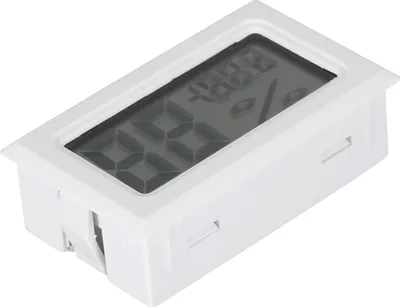 Obrázek produktu pro Digitální LCD vlhkoměr pro domácnost, kancelář, skleník (bílý)