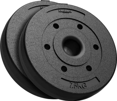 Immagine prodotto di Rebel 2x7,5kg dischi bituminosi foro 51mm Fitness