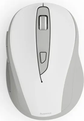 Zdjęcie produktu dla Hama WM-400, Po prawej stronie, Optyczny, RF Wireless, 1600 DPI, Biały