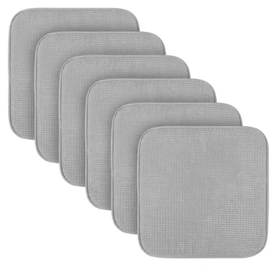 Imagen del producto de Cojines para sillas, estructura en gris claro, pack de 6 unidades