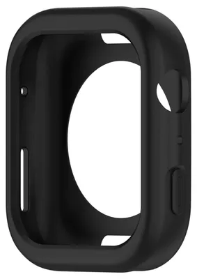 Image de Étui en silicone pour Apple Watch 44 mm (Series 4/5/6/SE) - noir