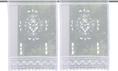 Produktbild von Scheibengardine Alegra weiß 30x45 cm