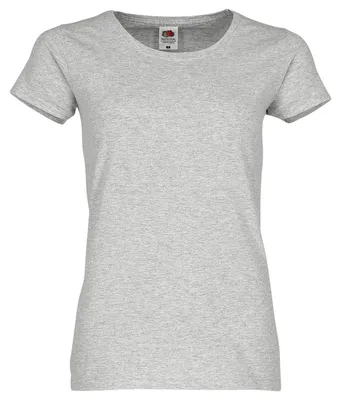 Produktbild von Fruit of the Loom Ladies Original T-Shirt Farbe: graumeliert Größe: XL