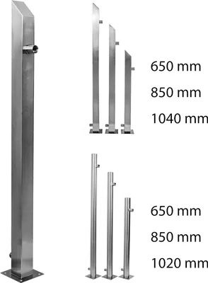 Produktbild von Köhko Wassersäule 1040 mm aus Edelstahl V2A Wasserzapfstelle Gartenzapfstelle 45021-104