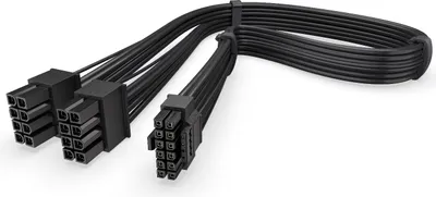 Zdjęcie produktu dla ENDORFY Supremo FM5 HPWR, 0,6 m, 12VHPWR, 2 x PCI-E (8-pin), Czarny, 16/22, Karta graficzna